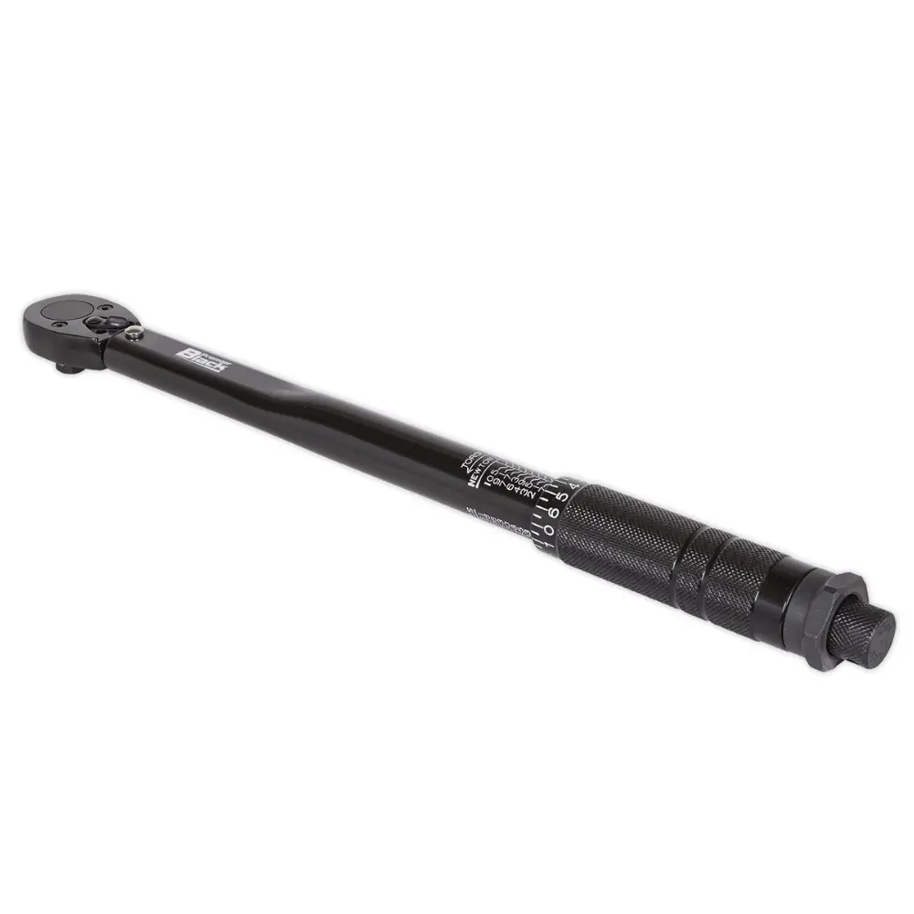 Sealey AK623B Micrometer Torque Wrench 3/8in Sq Dr Calibrated Black Series