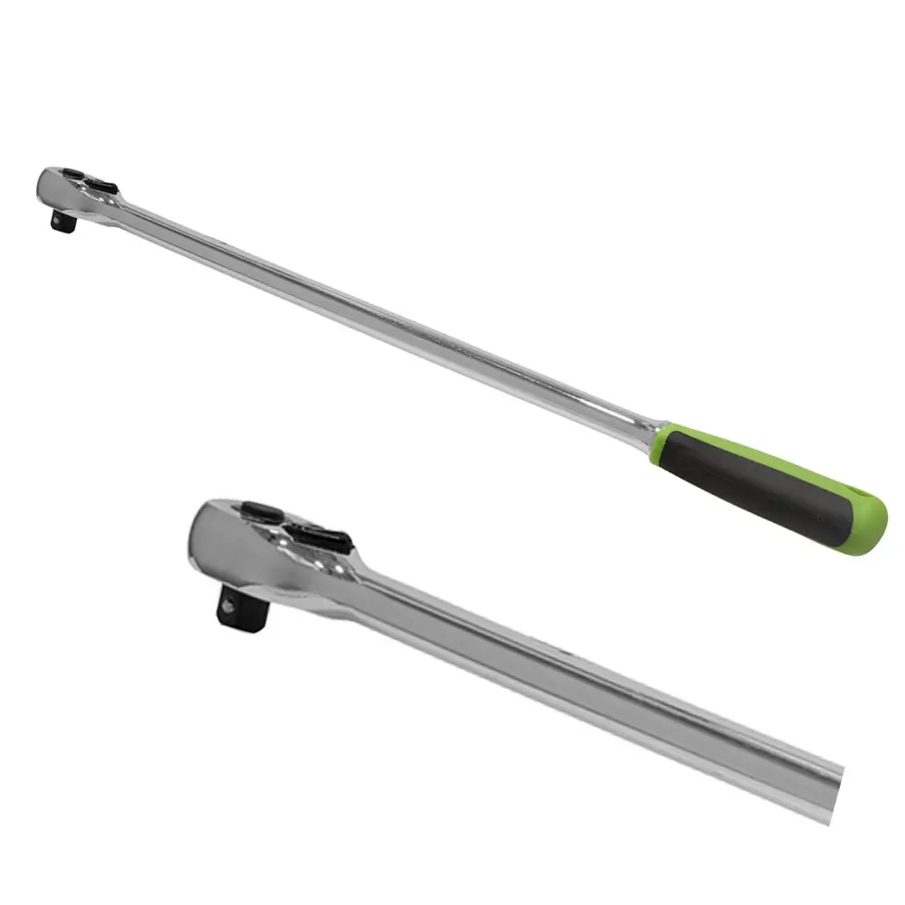 Sealey S01206 3/8" Sq Drive Ratchet Wrench Extra Long Pear-Head Flip Reverse