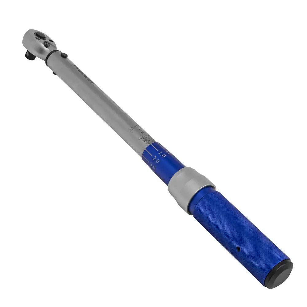 Sealey STW903 3/8" SQ Drive 20-120Nm Calibrated Torque Wrench Micrometer Style