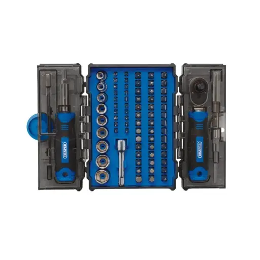 [28029] Draper 28029 1/4" Drive 78 Piece Compact Socket & Screwdriver Bit Set