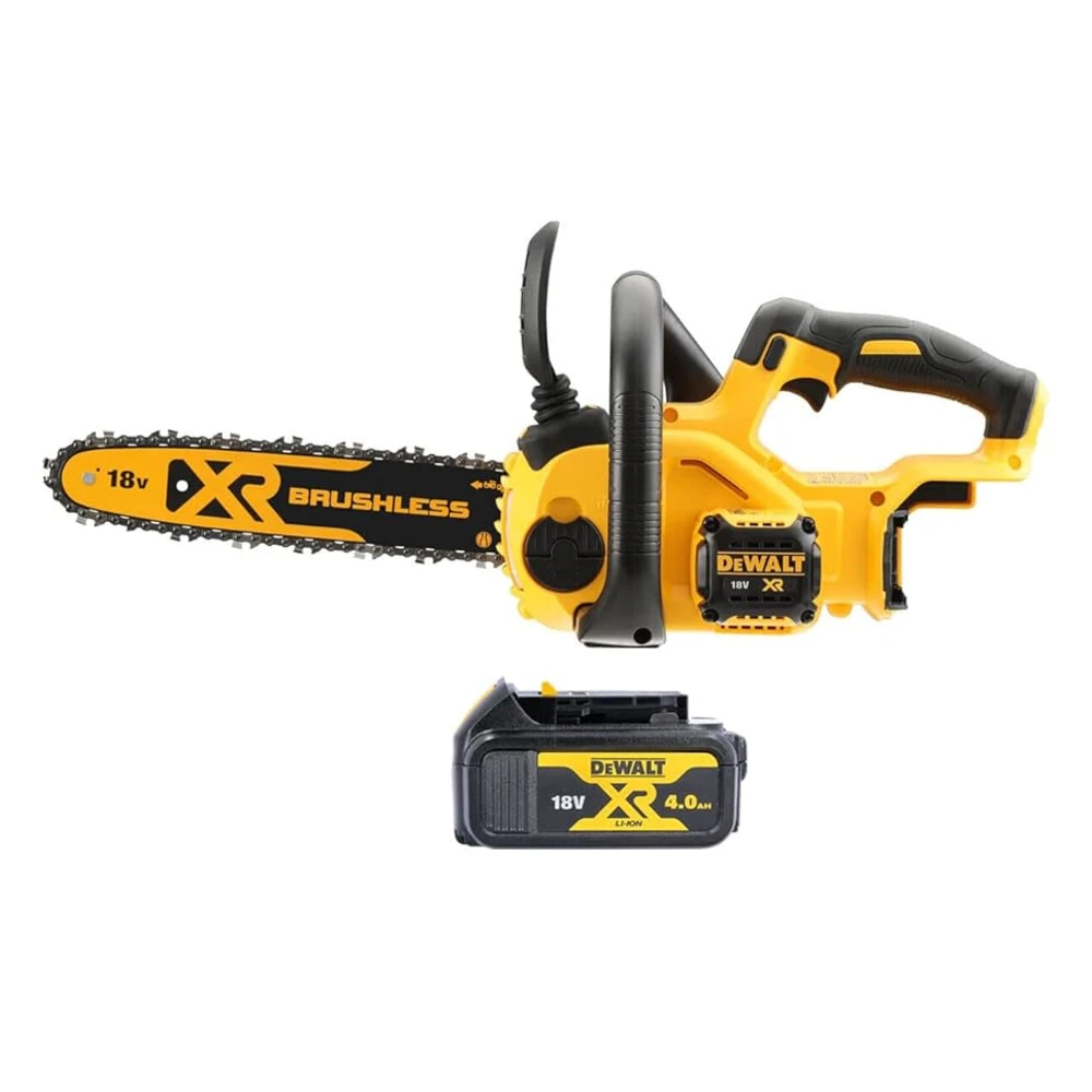 DeWALT DCM565 18V XR Cordless Brushless Chainsaw with 1 x 4.0Ah Battery 