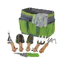 Draper 08997 Stainless Steel Garden Tool Set with Storage Bag (8 Piece)