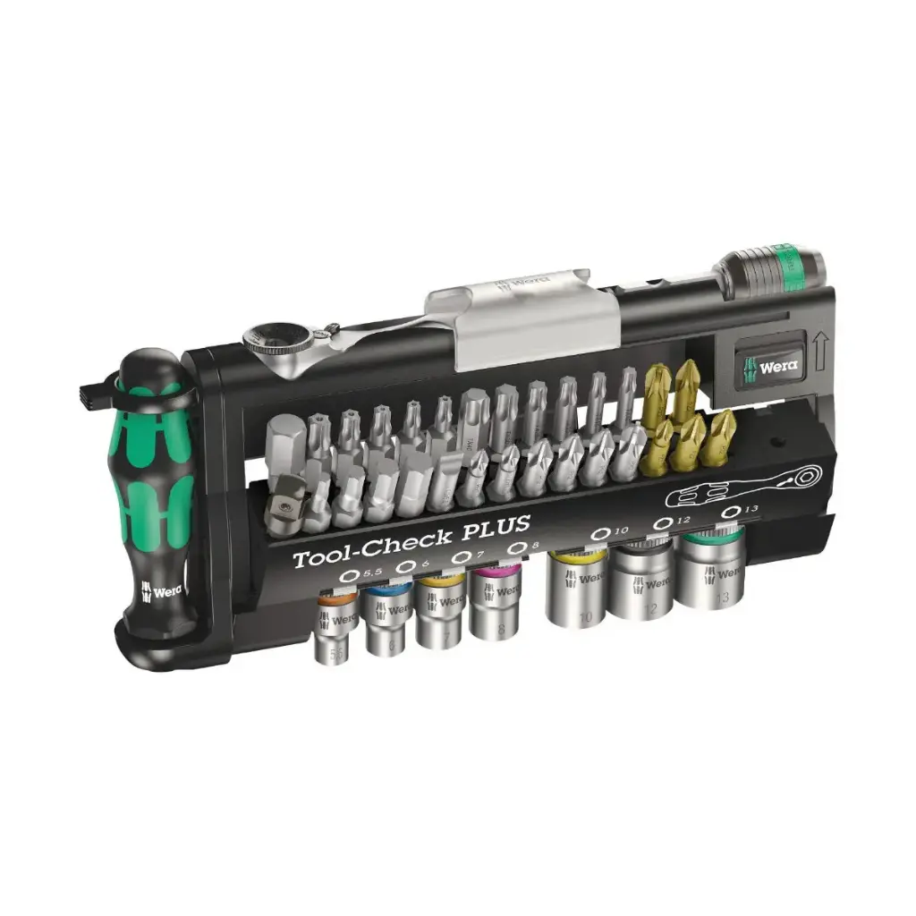 WERA 056490 Tool-Check Plus Bit Ratchet Set With Sockets