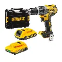 DeWALT DCD796NT Cordless 18V XR Brushless Combi Drill Set With 2 x 2Ah DCB183 Batteries And Carry Case