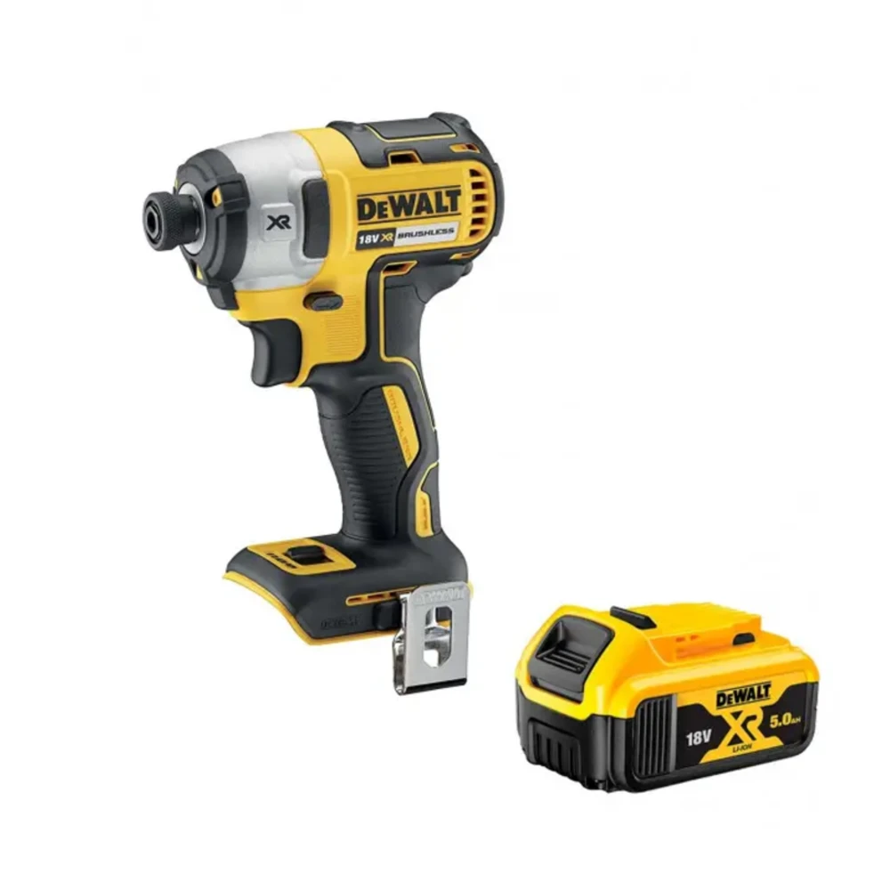DeWALT DCF887N 18V XR Brushless 3 Speed Impact Driver With 1 x 5Ah Battery DCB184