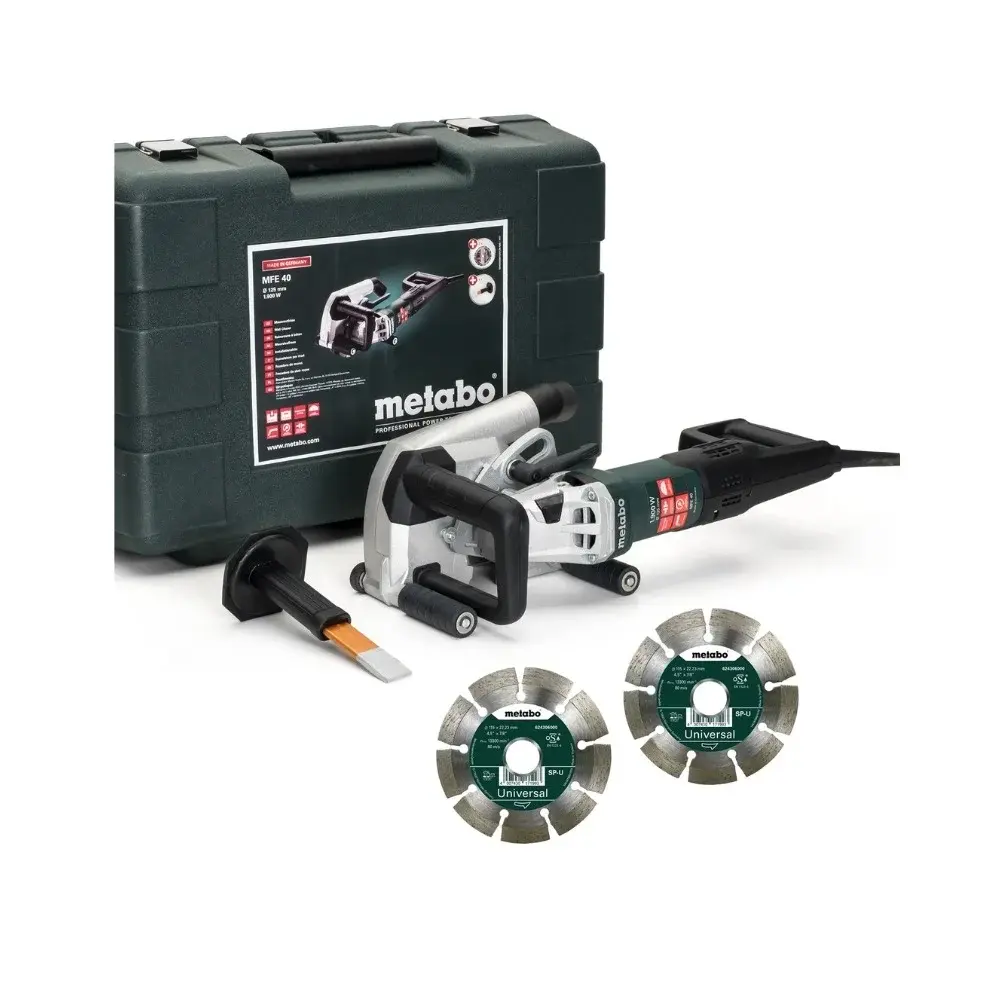 Metabo 604040590 MFE40 240V 125mm Wall Chaser in Case