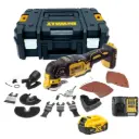 DeWALT DCS355P1 18V XR Brushless Multi-Tool with 35pc Accessory Kit, 1 x 5.0Ah Battery, Charger and TSTAK II Case