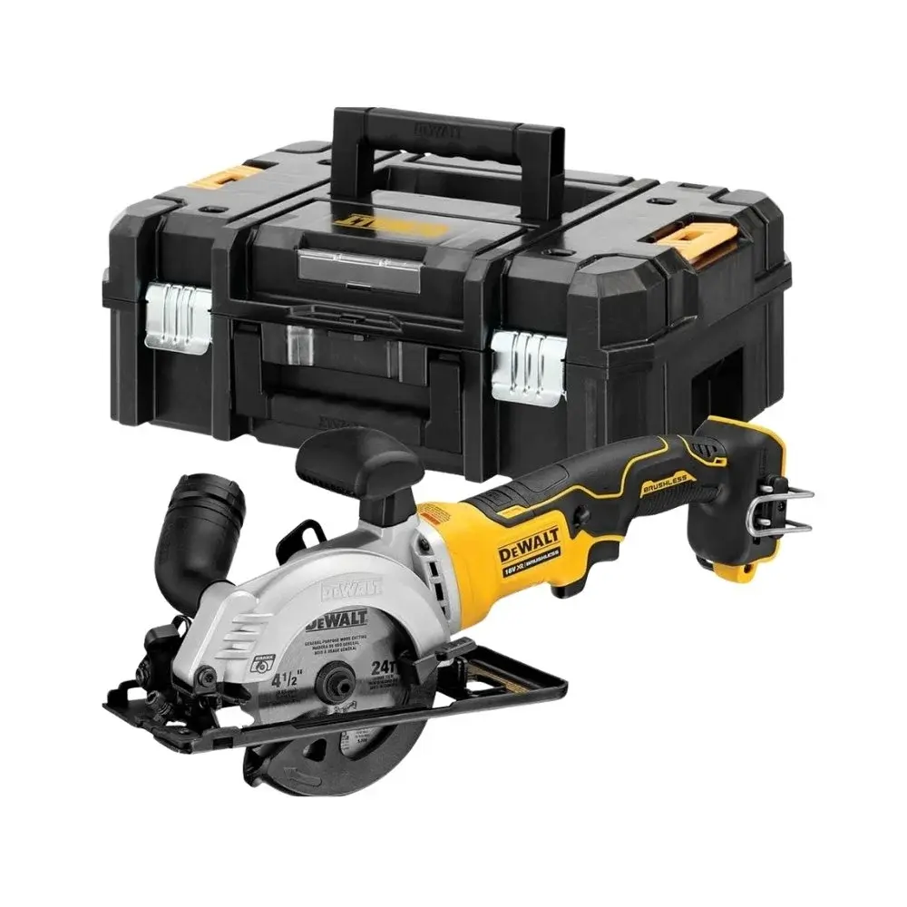 DeWALT DCS571NT 18V XR 115mm Brushless Compact Circular Saw in Case