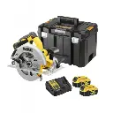 DeWALT DCS570P2 Cordless 18V XR Brushless 184mm Circular Saw 5Ah Battery Box Set 