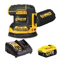 DeWALT DCW210N 18V XR Brushless 125mm Orbit Sander with 5Ah Battery & Charger
