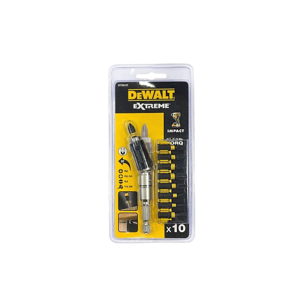 DeWALT DT70518T-QZ Extreme Impact Torsion Bit Set with Pivoting Bit Holder