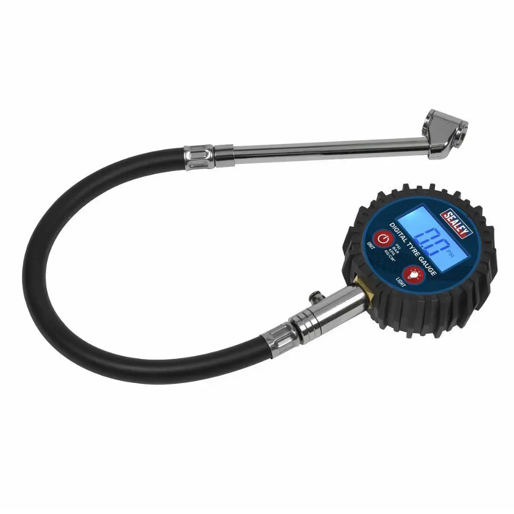 Sealey TST003 Push-On Chuck Digital Tyre Pressure Gauge
