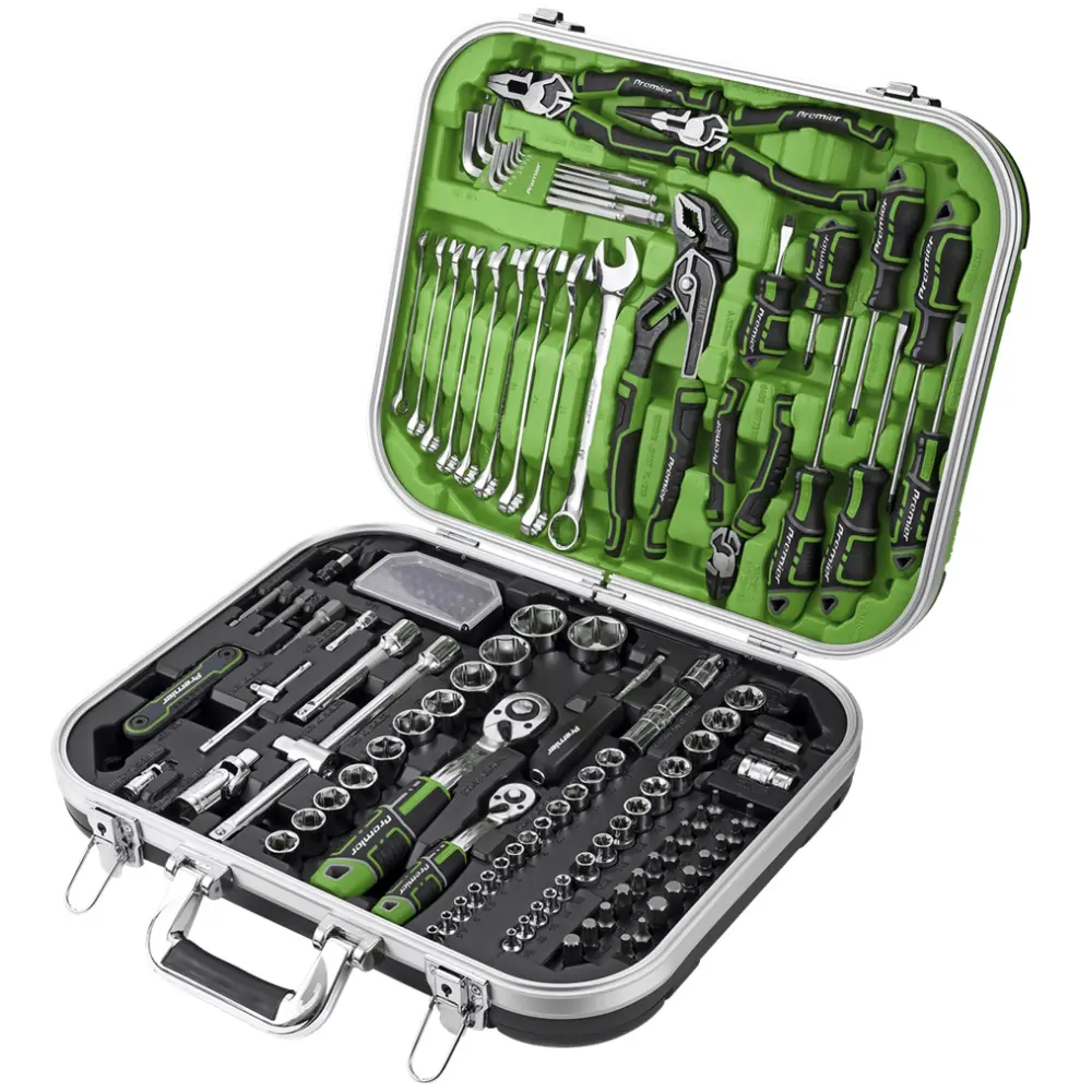 Sealey AK7980HV Premier Mechanic's Tool Kit 144pc Hi-Vis Green
