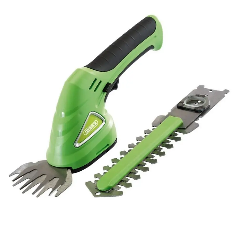 Draper 53216 7.2V Cordless Grass and Hedge Shear Kit Trimmer Lawn Weed ...