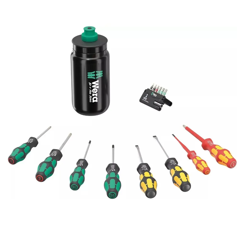 Wera 100028 9540 Kraftform XL Bottle Set, 17 pieces