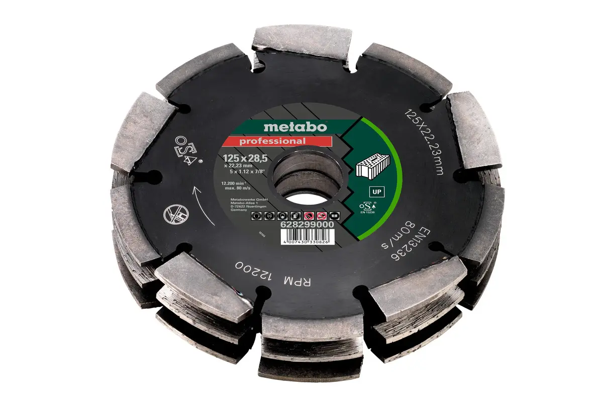 Metabo 628299000 DIA-CD3 125mm 22.23mm MFE40 Wall Chaser Blade