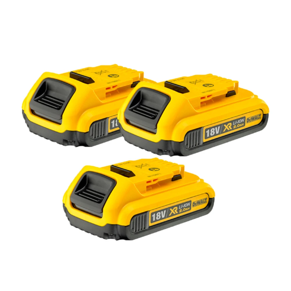 DeWALT DCB183 18V XR Slide 2.0Ah Li-Ion Battery Triple Pack