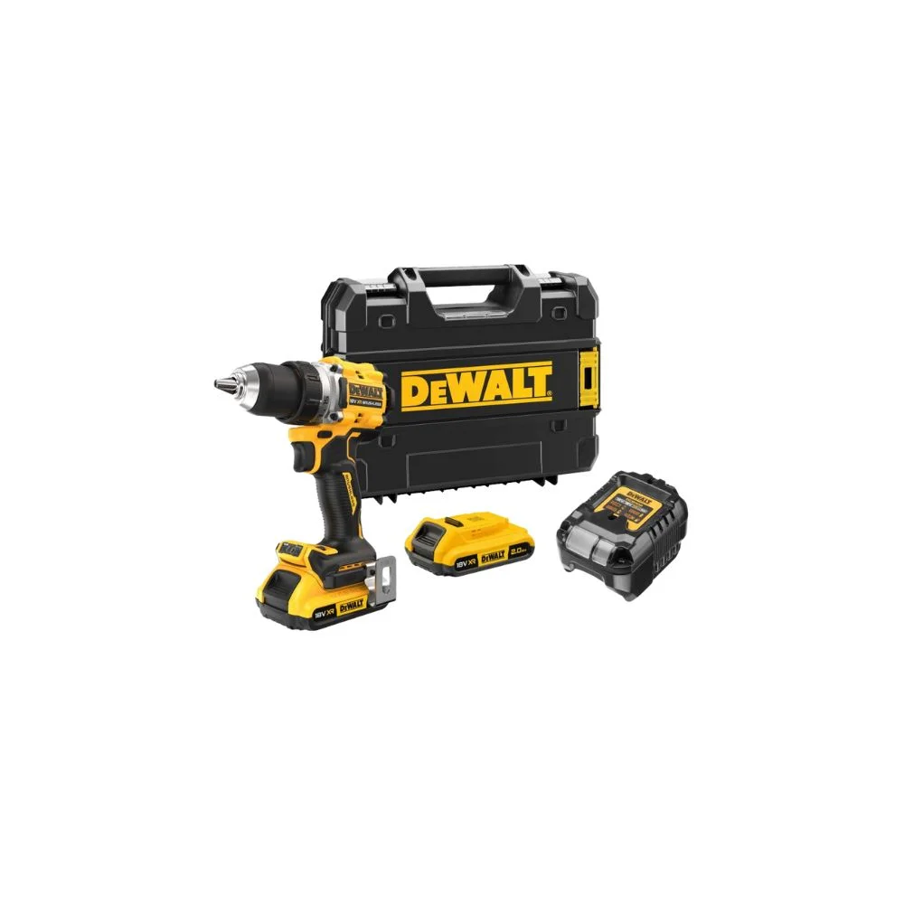 DeWALT DCD800D2T Cordless Drill Driver XR 18V Li-Ion - 2 x 2ah Batteries, Charger & TSTAK Case