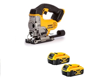 DeWalt DCS331 18V XR Cordless Jigsaw with 2x 5Ah Batteries DCB184