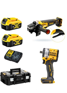 DeWalt 18V DCF921 SCAFFOLDERS 1/2" HOG RING IMPACT WRENCH DCG406N 125mm ANGLE GRINDER WITH PADDLE SWITCH