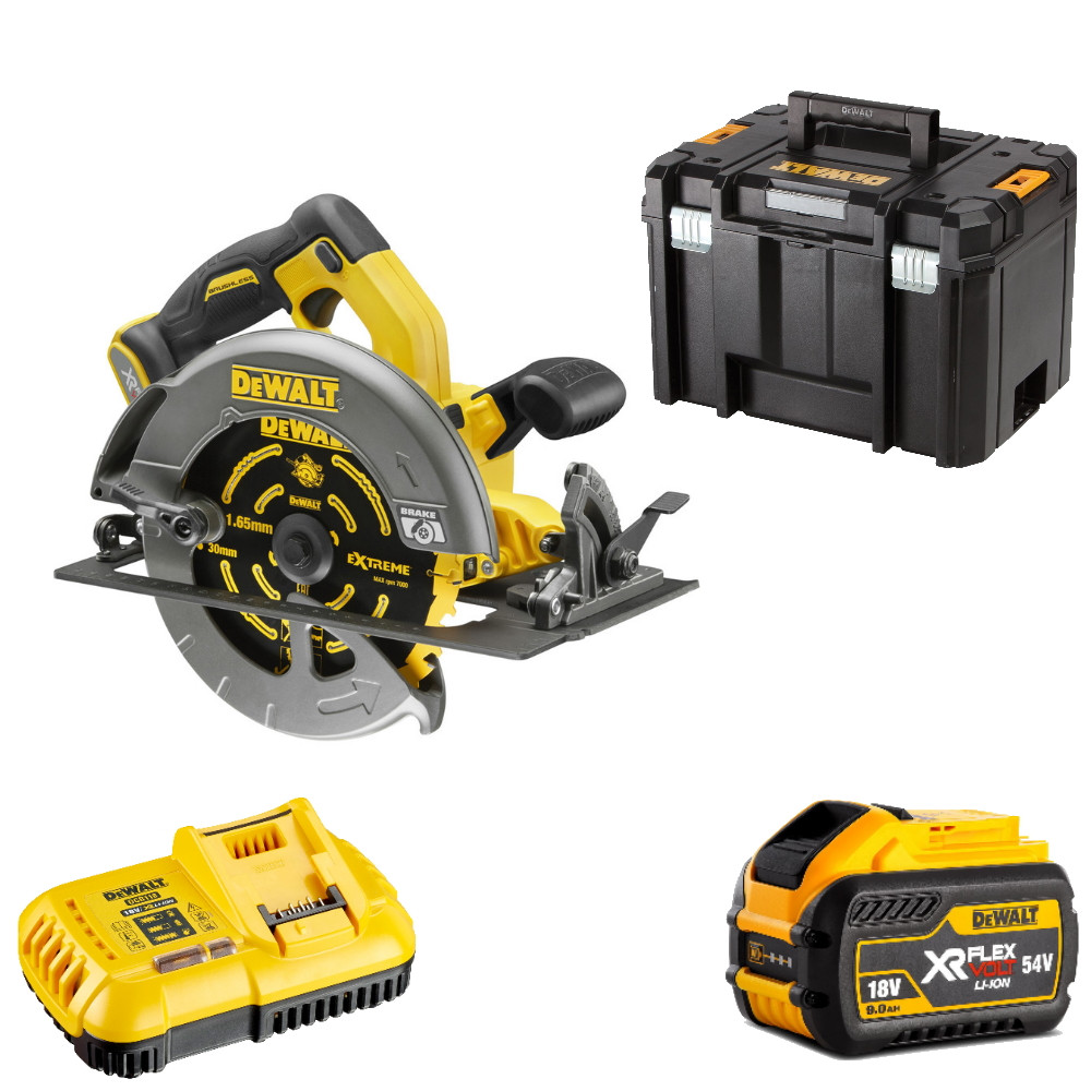 DeWalt DCS575X1 54V FlexVolt 190mm XR Li-Ion Cordless Brushless ...