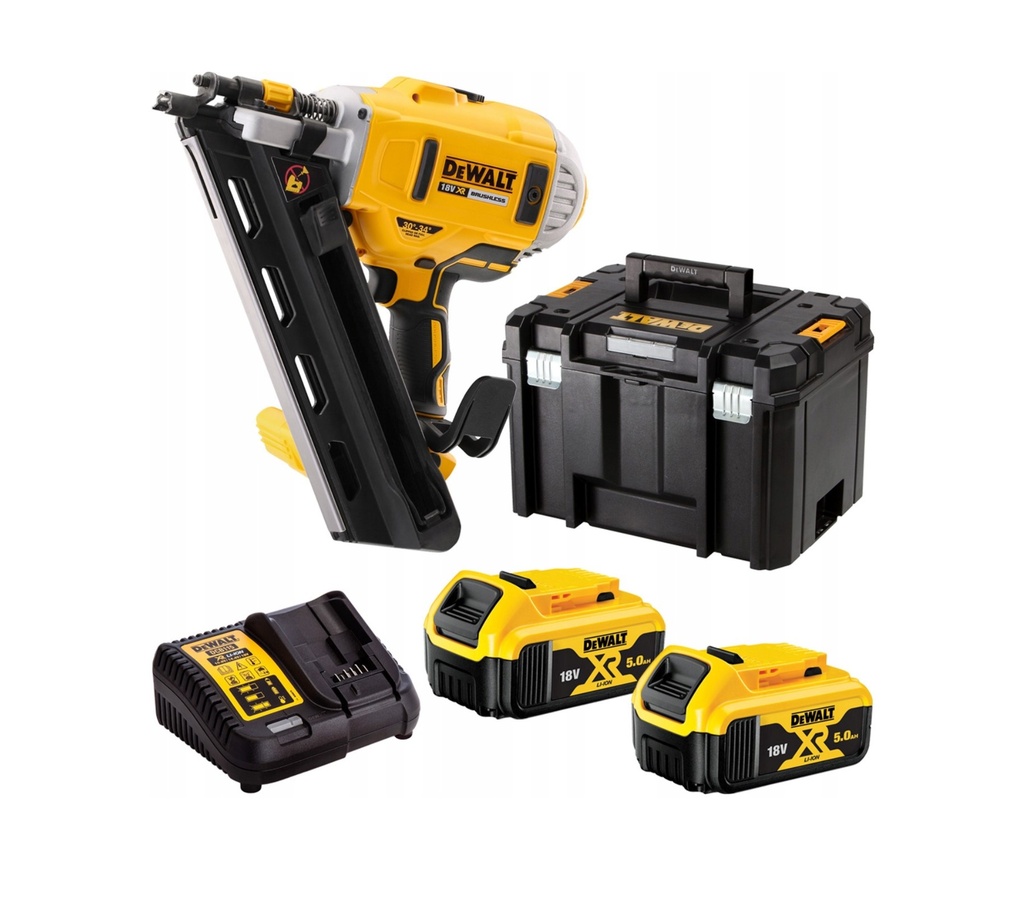 Dewalt DCN692P2-GB 18V XR Brushless Framing Nailer FULL KIT 2x 5Ah ...