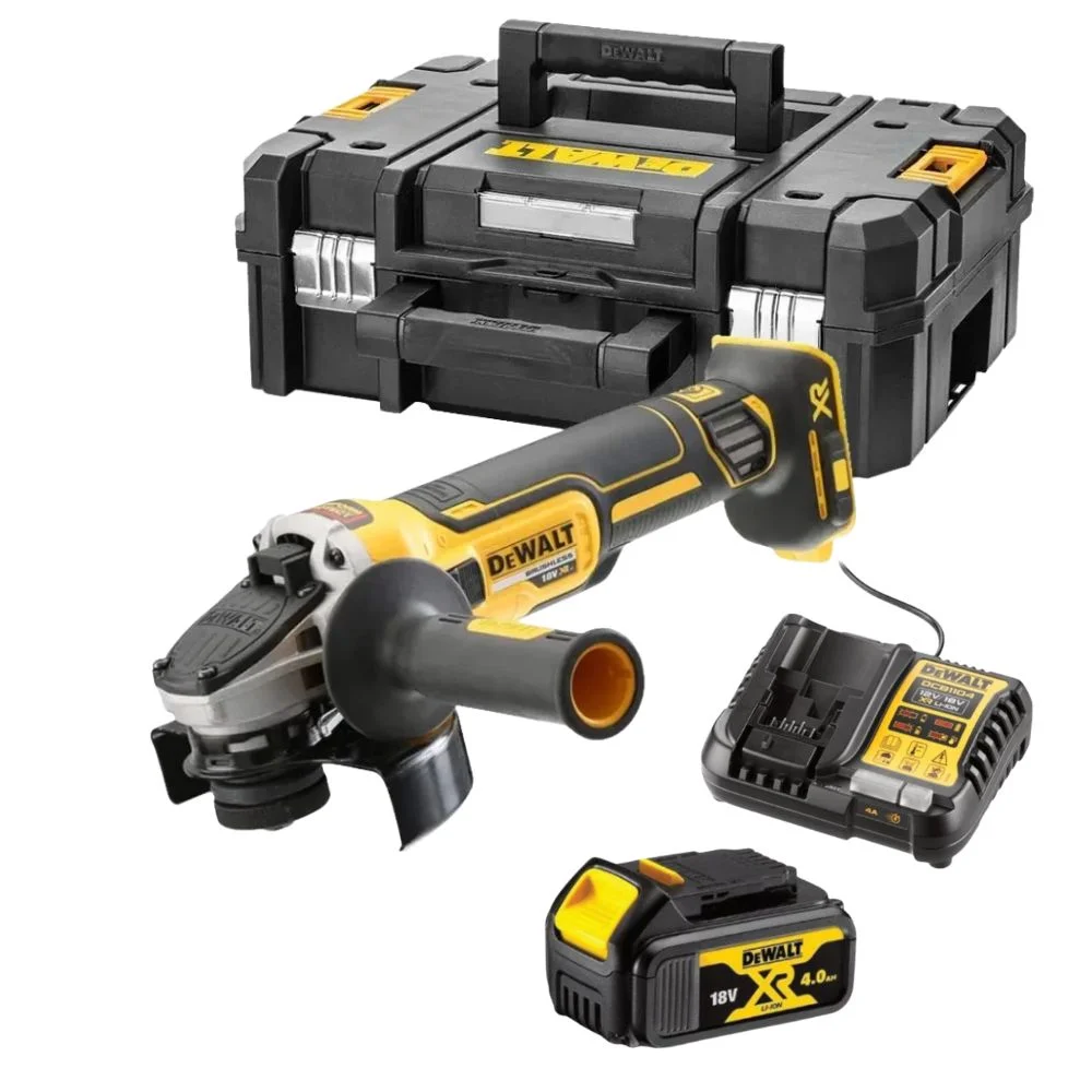 DeWALT DCG405M1T 18V XR Brushless 125mm Angle Grinder Kit