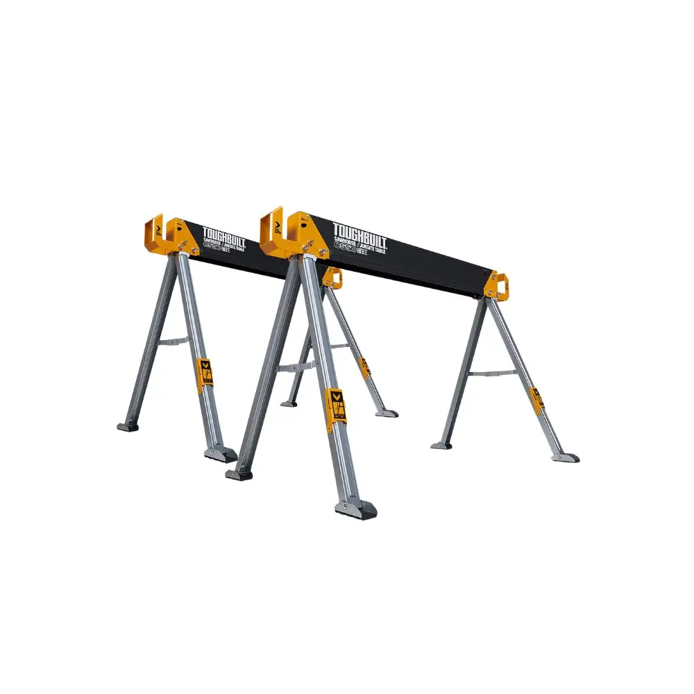 Toughbuilt TB-C550-2 Twin Pack Sawhorse, Black 