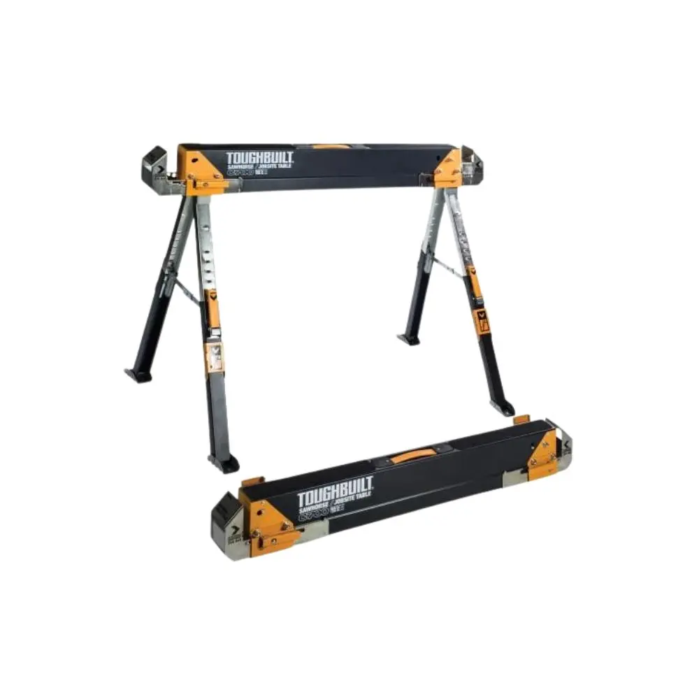 ToughBuilt TB-C700-2 Saw Horse / Adjustable Jobsite Twin Pack 