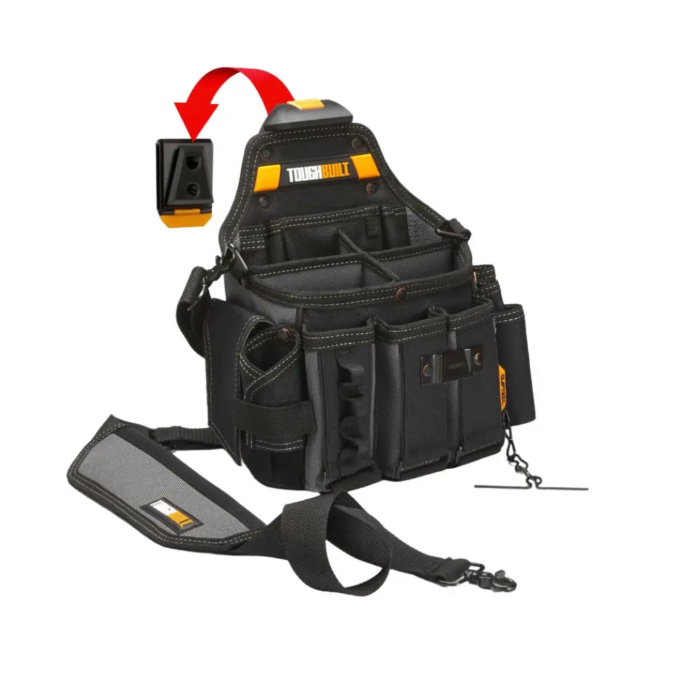 Toughbuilt TB-CT-104 ClipTech Master Electricians Pouch and Shoulder Strap
