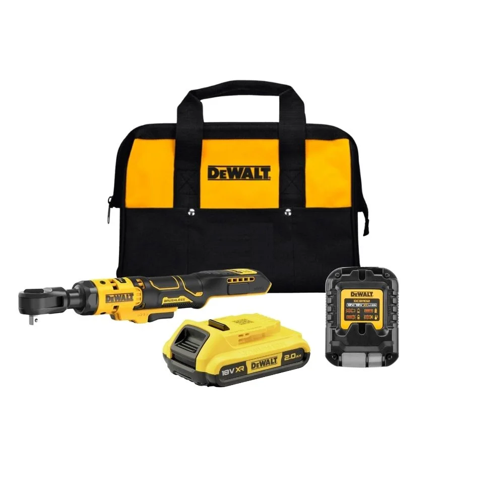 DeWALT DCF513D1 18V XR Brushless 3/8″ Open Head Ratchet Kit