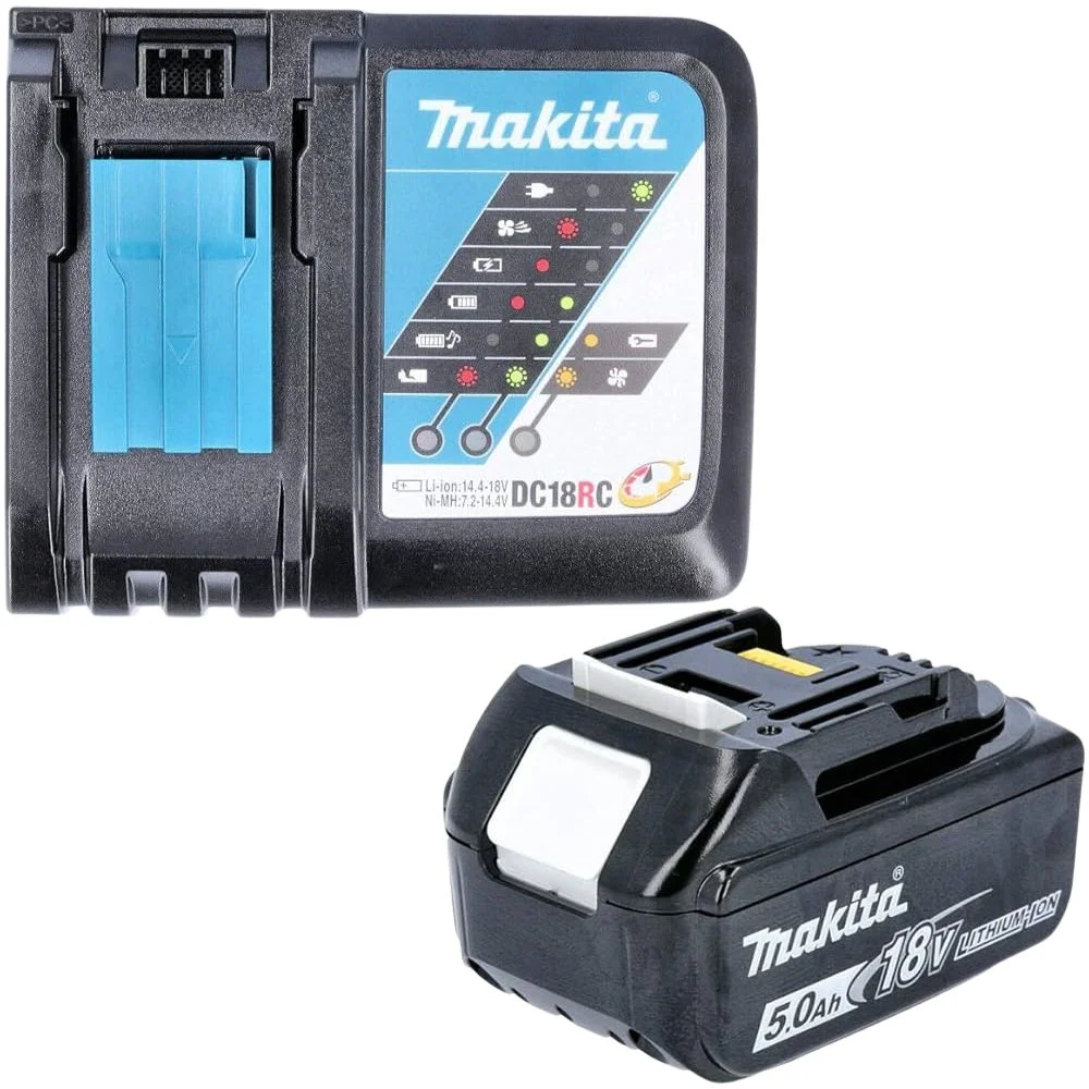 Makita Energy Kit 1x5.0Ah 18V LXT Li-Ion Battery BL1850 & DC18RC Fast Charger