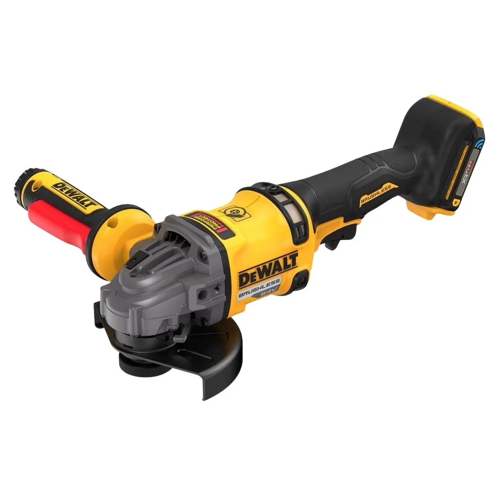 DeWALT DCG418SHDN 54V XR FLEXVOLT 125mm Side Handle Detect Angle Grinder – Body Only