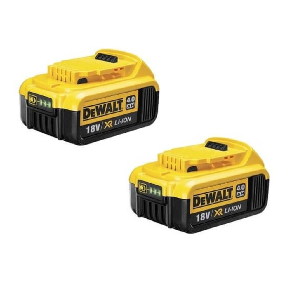 DEWALT DCB182 18V XR 4.0Ah Li-Ion Battery Twin Pack