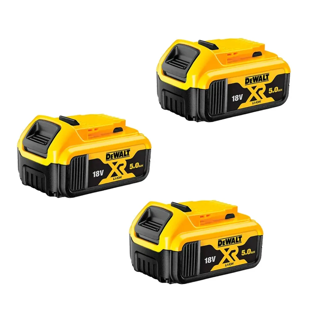 DeWALT DCB184 18V XR Li-Ion 5.0Ah Batteries Triple Pack