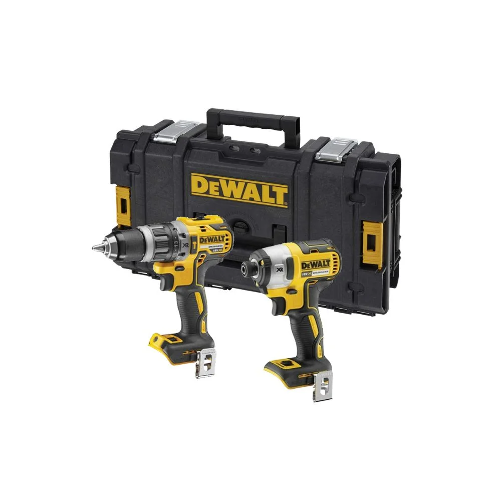 DeWALT DCK266NT 18V Twin Kit Combi Drill & Impact Drill with DS150 Tough System Case