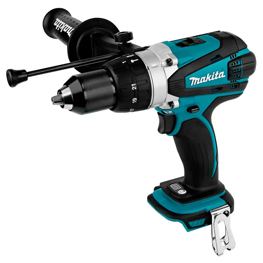 Makita DHP458Z 18V LXT Li-Ion Compact 2-Speed Combi Drill Body Only ...